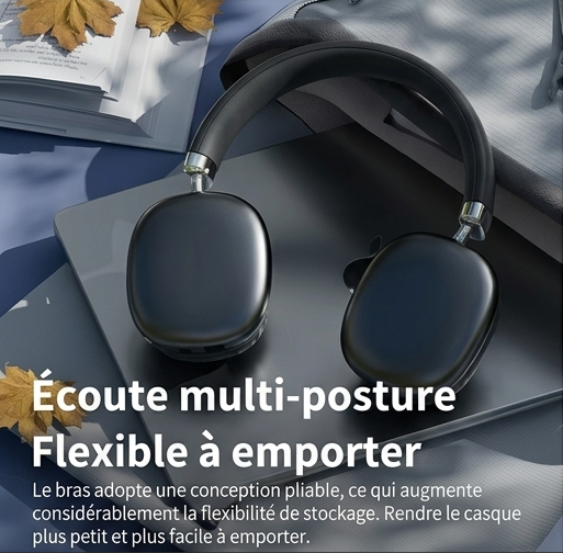 Audia Noa — Casque Audio Sans-Fil Bluetooth 5.4 | Édition Premium Zonix AuraTech