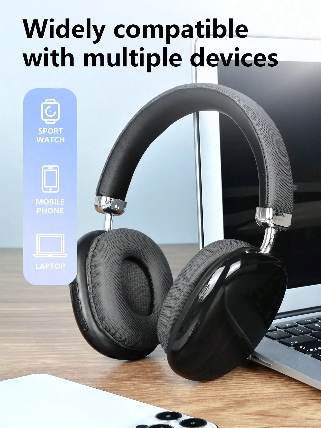 Audia Noa — Casque Audio Bluetooth 5.3 | Modèle Bleu Édition Essentielle Zonix AuraTech