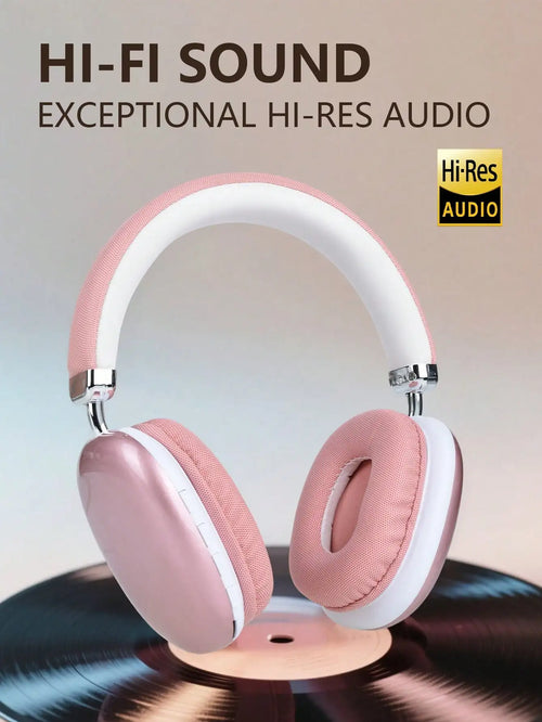Audia Aura — Casque Bluetooth 5.3 | Édition Rose Quartz & Réduction de Bruit Zonix AuraTech