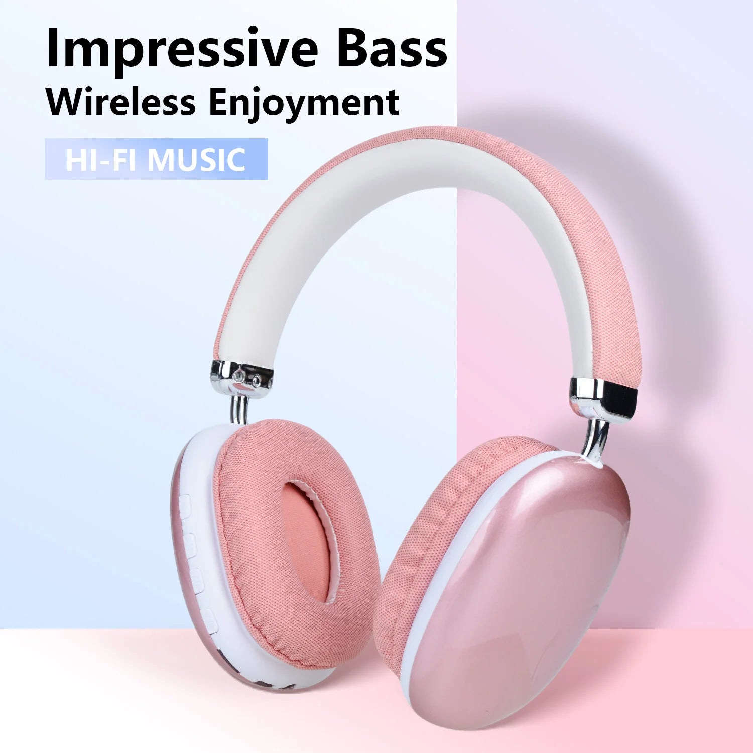 Audia Aura — Casque Bluetooth 5.3 | Édition Rose Quartz & Réduction de Bruit Zonix AuraTech